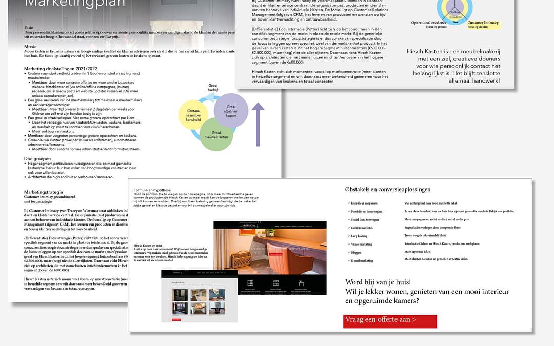 Online marketingstrategie en CRO onderzoek