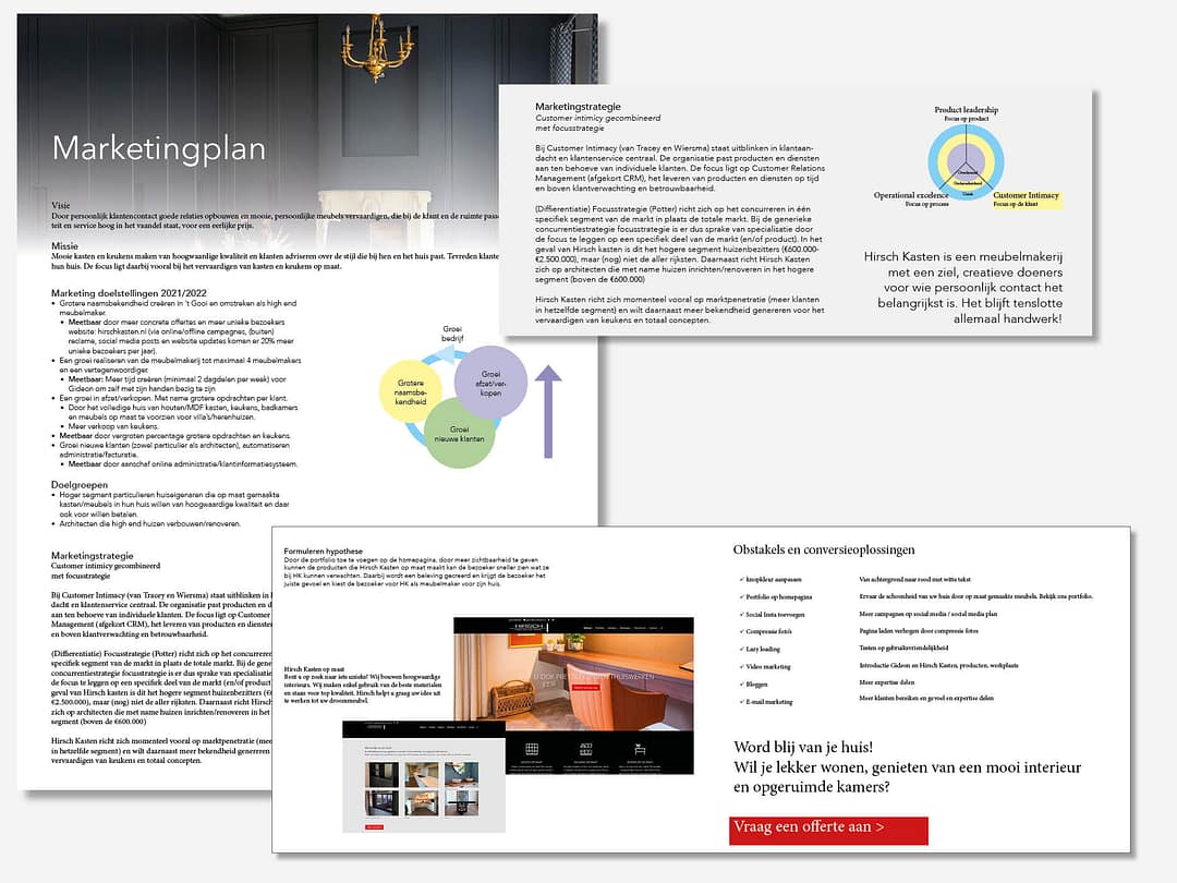 Online marketingstrategie en CRO onderzoek