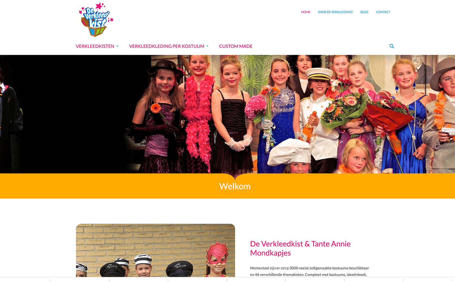 de verkleedkist website