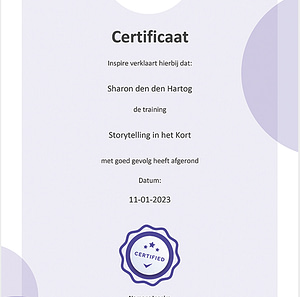 Certificaten storytelling