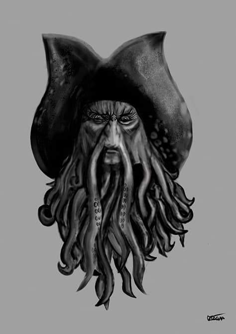 Davy Jones commotioncreators Digital art Davy Jones